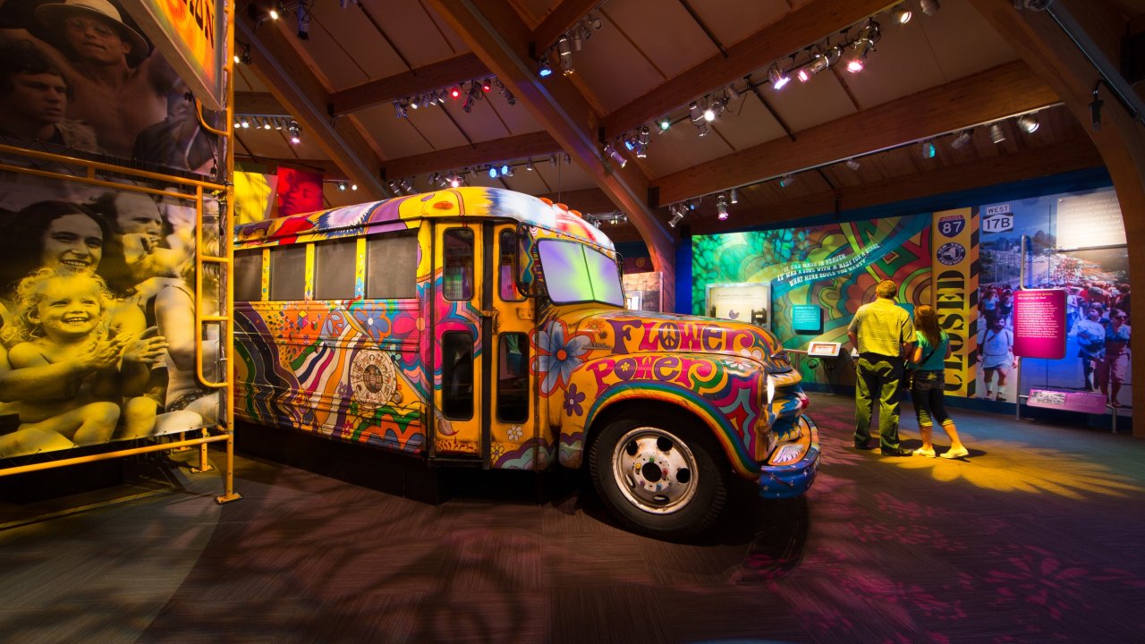Peace and Love at the Rock n Roll Hall of Fame for The Woodstock 50th Anniversary Exhibit