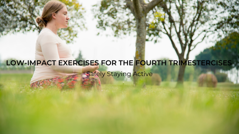 Low-Impact Exercises for the Fourth Trimester: Safely Staying Active